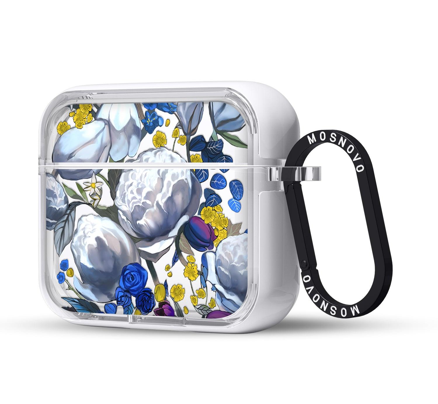 Purple Blue Floral AirPods 3 Case (3rd Generation) - MOSNOVO