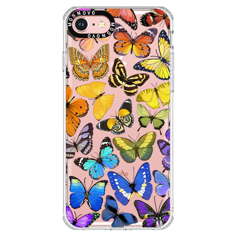 Rainbow Butterfly Phone Case - iPhone 8 Case - MOSNOVO