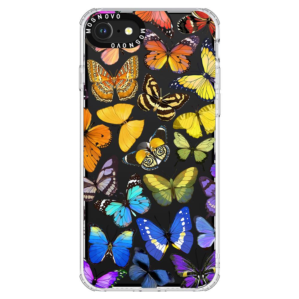 Rainbow Butterfly Phone Case - iPhone 8 Case - MOSNOVO