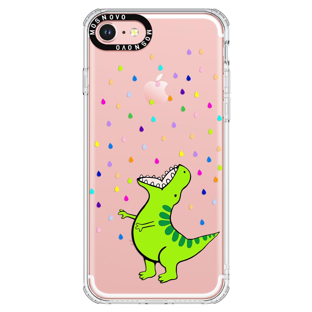 Rainbow Dinosaur Phone Case - iPhone 7 Case - MOSNOVO