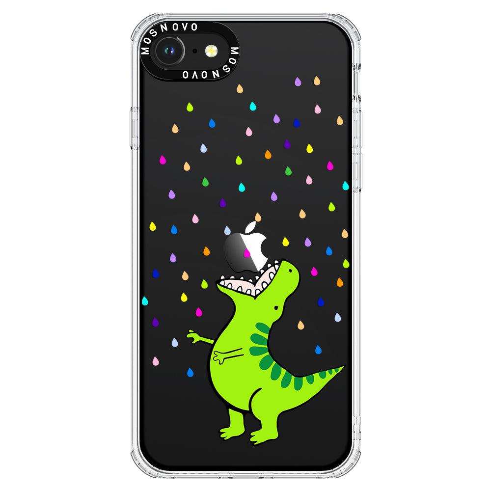 Rainbow Dinosaur Phone Case - iPhone 7 Case - MOSNOVO