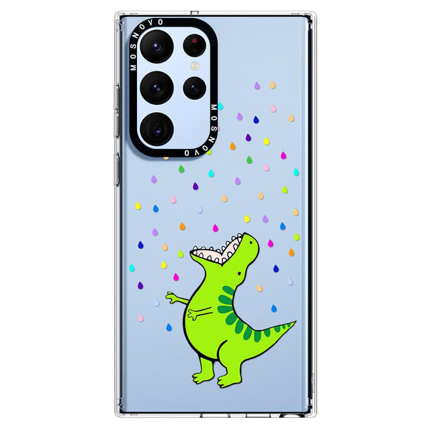 Rainbow Dinosaur Phone Case - Samsung Galaxy S22 Ultra Case – MOSNOVO