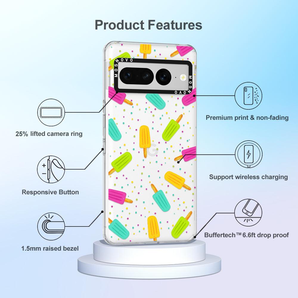 Rainbow Ice Pop Phone Case - Google Pixel 7 Pro Case