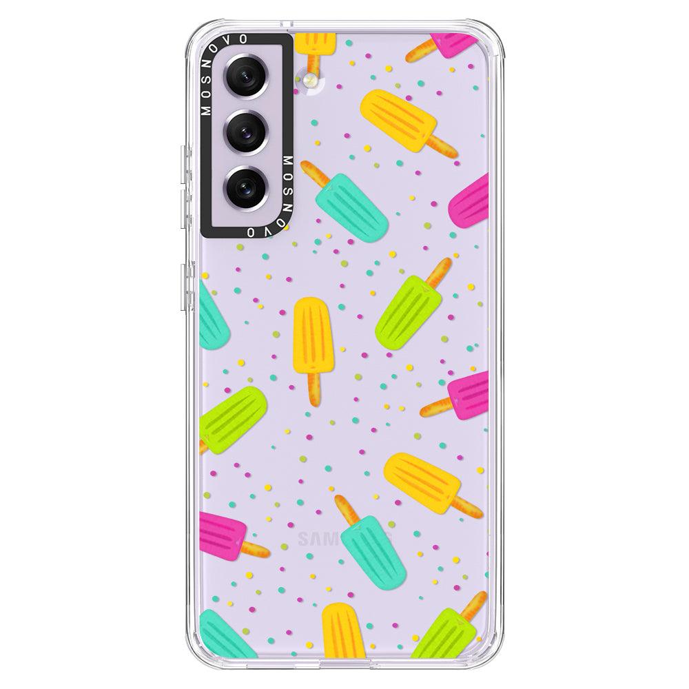 Rainbow Ice Pop Phone Case - Samsung Galaxy S21 FE Case - MOSNOVO