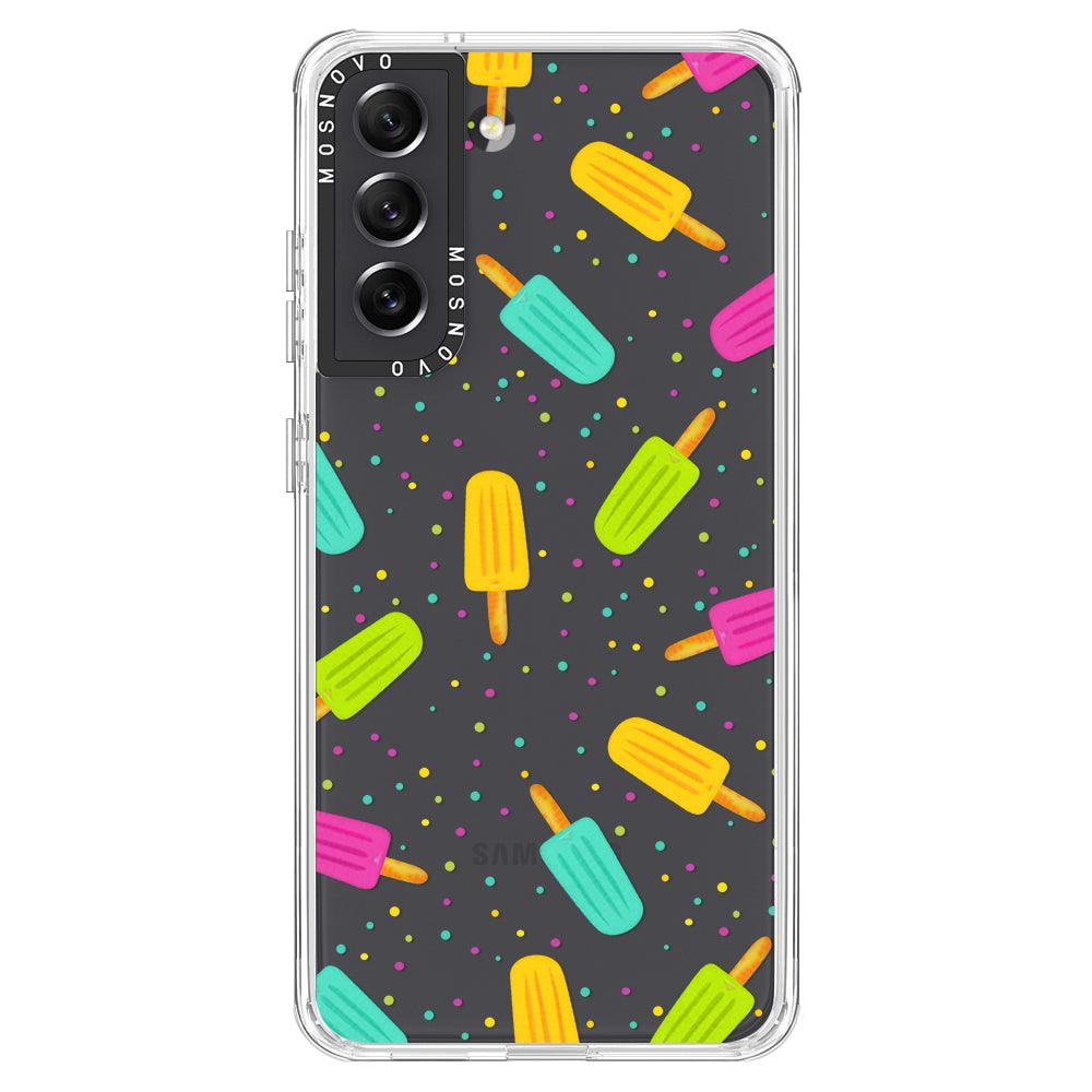 Rainbow Ice Pop Phone Case - Samsung Galaxy S21 FE Case - MOSNOVO