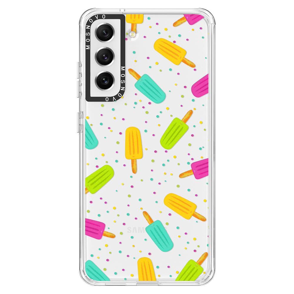 Rainbow Ice Pop Phone Case - Samsung Galaxy S21 FE Case - MOSNOVO