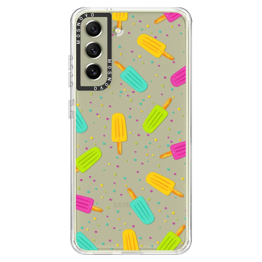 Rainbow Ice Pop Phone Case - Samsung Galaxy S21 FE Case - MOSNOVO