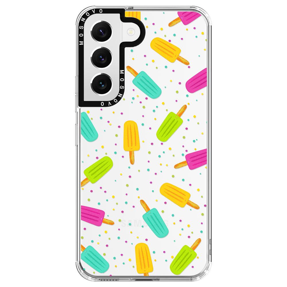 Rainbow Ice Pop Phone Case - Samsung Galaxy S22 Case - MOSNOVO