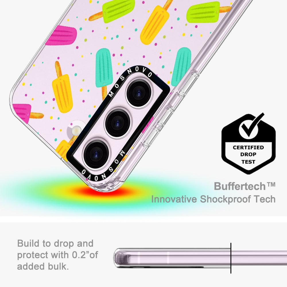 Rainbow Ice Pop Phone Case - Samsung Galaxy S23 Plus Case - MOSNOVO