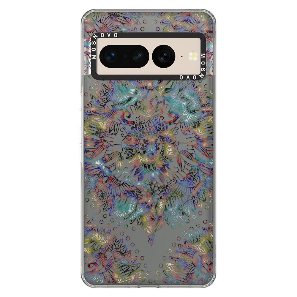 Rainbow Mandala Phone Case - Google Pixel 7 Pro Case - MOSNOVO