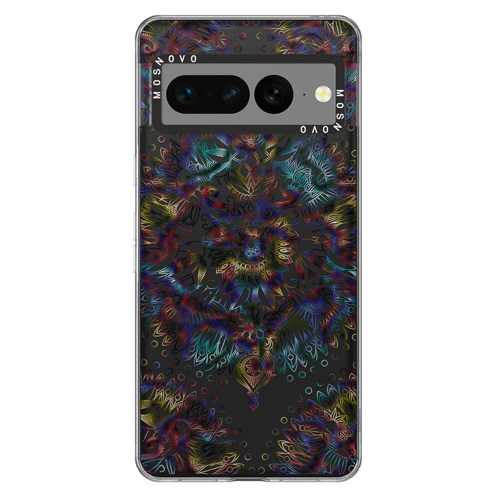 Rainbow Mandala Phone Case - Google Pixel 7 Pro Case - MOSNOVO