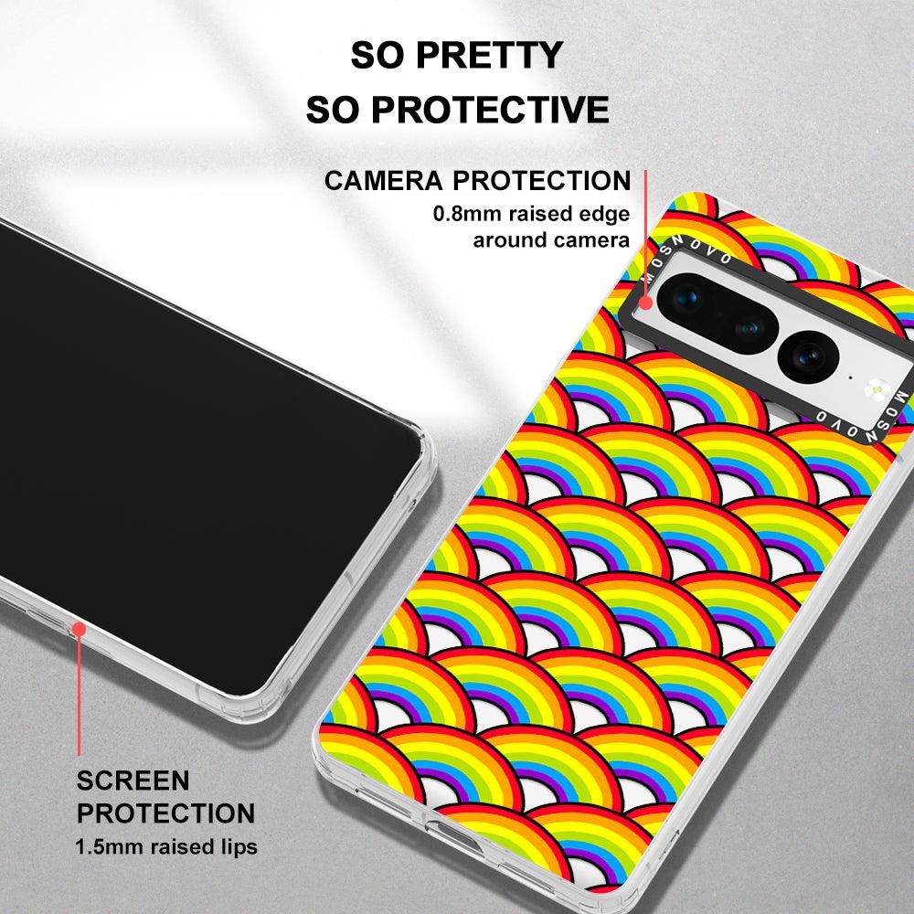 Rainbow Phone Case - Google Pixel 7 Pro Case - MOSNOVO