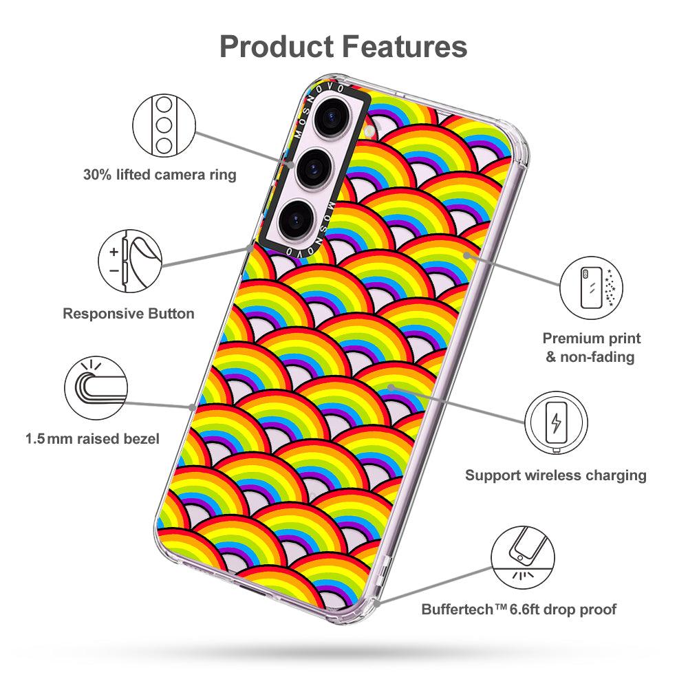 Rainbow Phone Case - Samsung Galaxy S23 Plus Case - MOSNOVO