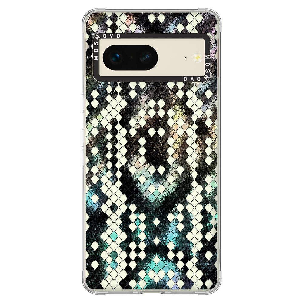 Rainbow Snake Print Phone Case - Google Pixel 7 Case - MOSNOVO