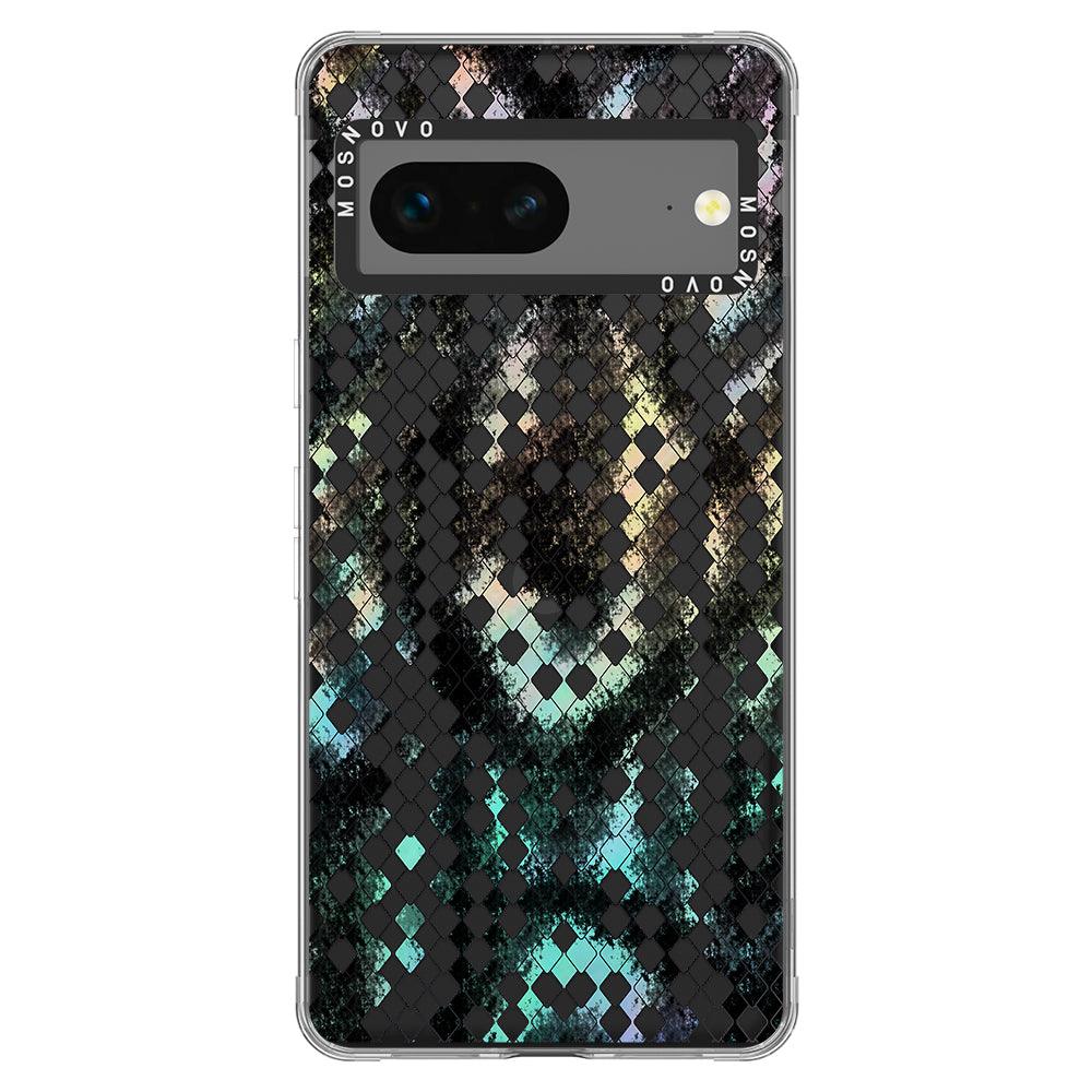 Rainbow Snake Print Phone Case - Google Pixel 7 Case - MOSNOVO