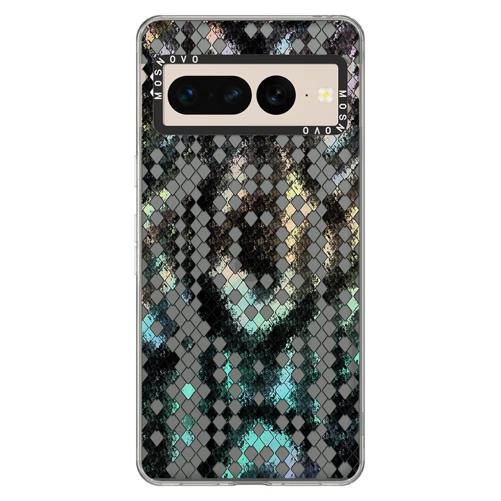 Rainbow Snake Print Phone Case - Google Pixel 7 Pro Case - MOSNOVO