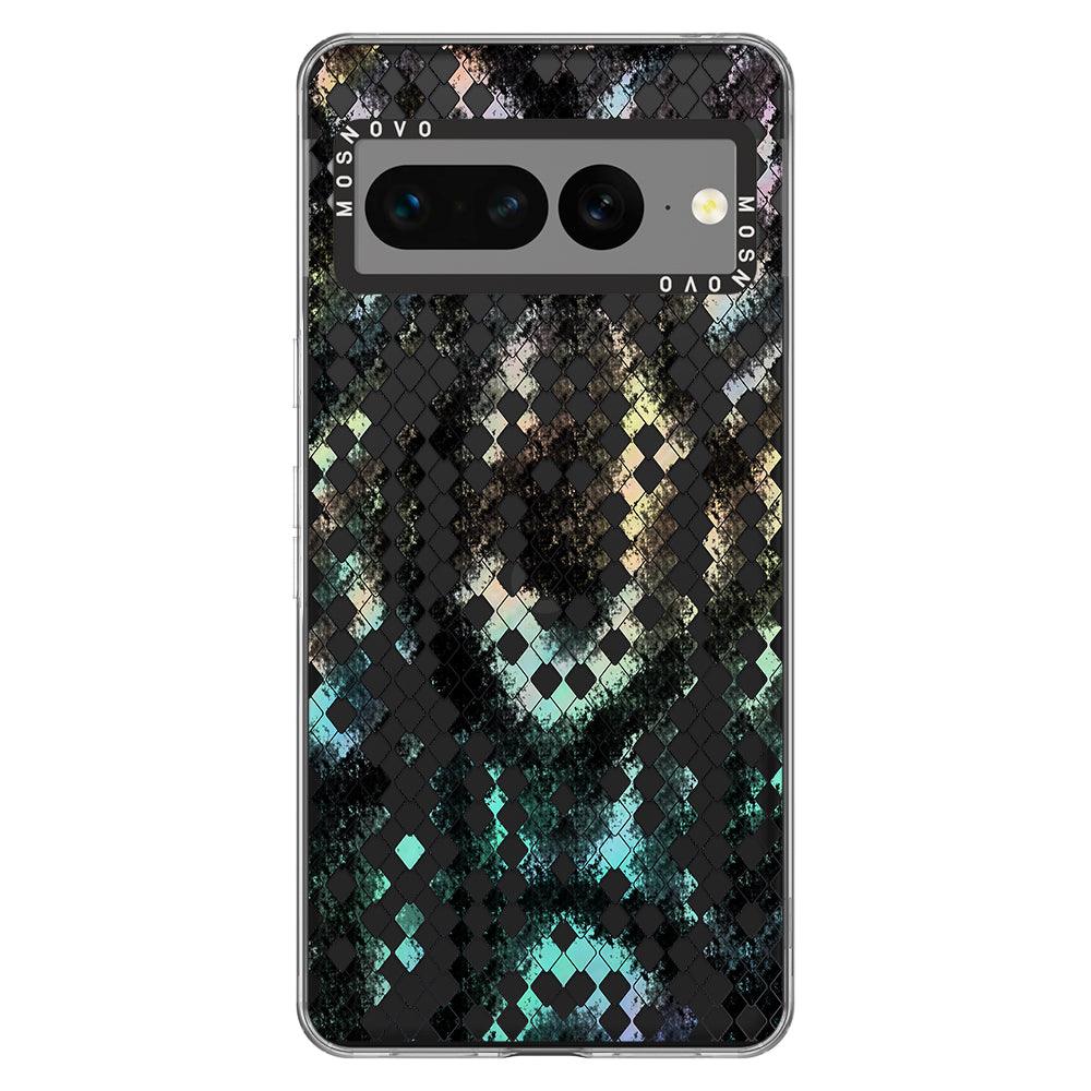 Rainbow Snake Print Phone Case - Google Pixel 7 Pro Case - MOSNOVO