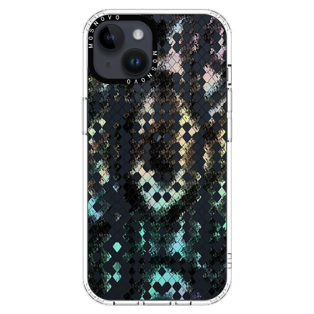 Rainbow Snake Print Phone Case - iPhone 14 Plus Case - MOSNOVO