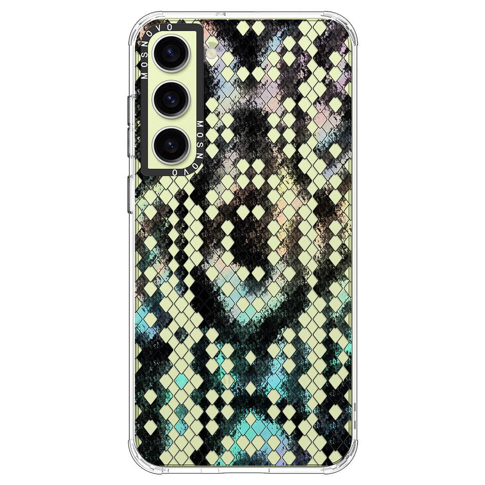 Rainbow Snake Print Phone Case - Samsung Galaxy S23 Plus Case - MOSNOVO