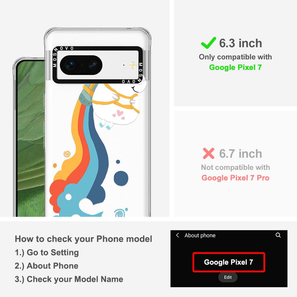Rainbow Unicorn Phone Case - Google Pixel 7 Case - MOSNOVO