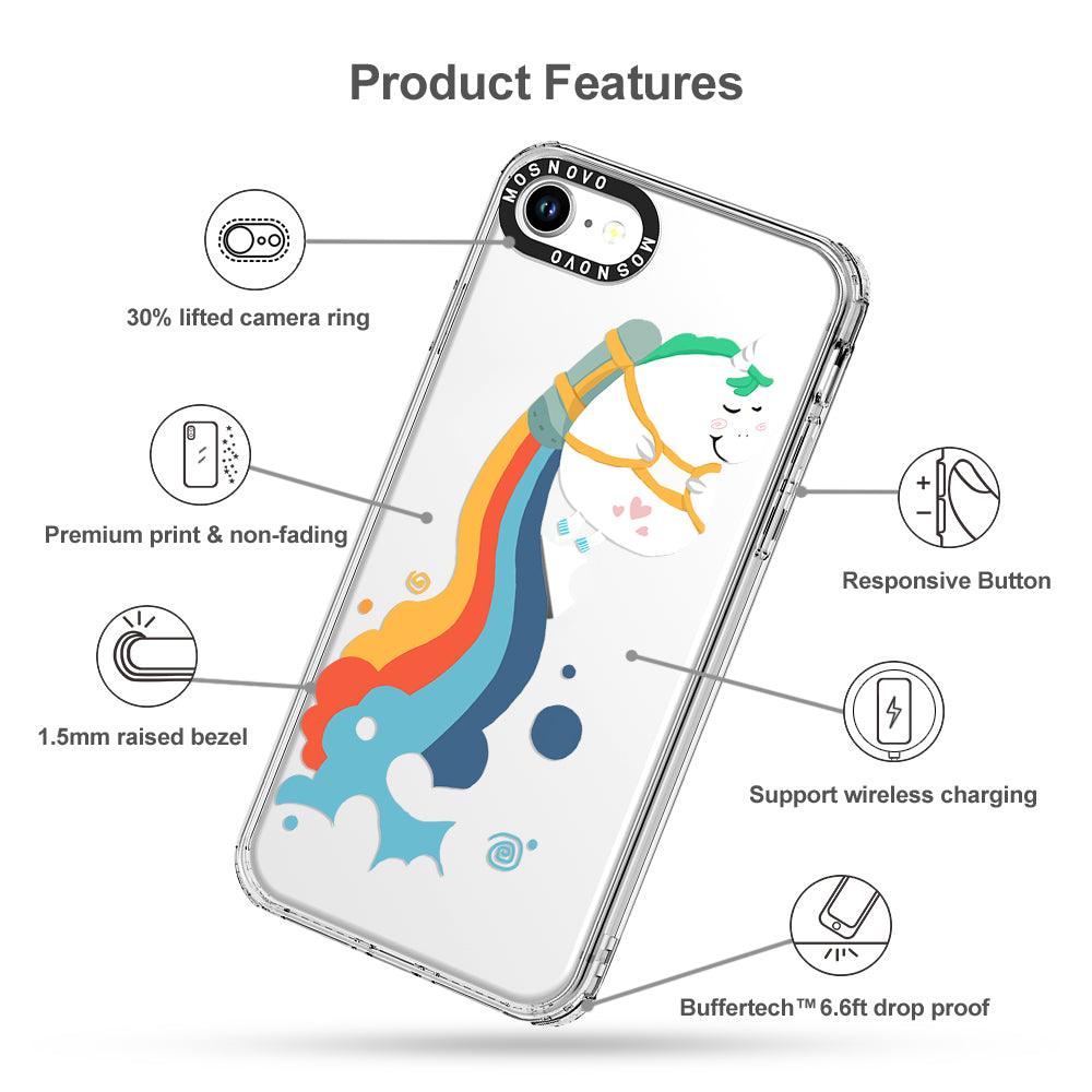 Rainbow Unicorn Phone Case - iPhone 8 Case