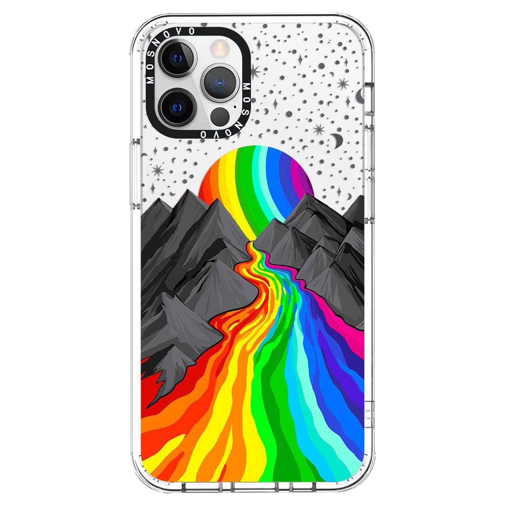 Rainbow Landscape Phone Case - iPhone 12 Pro Case - MOSNOVO