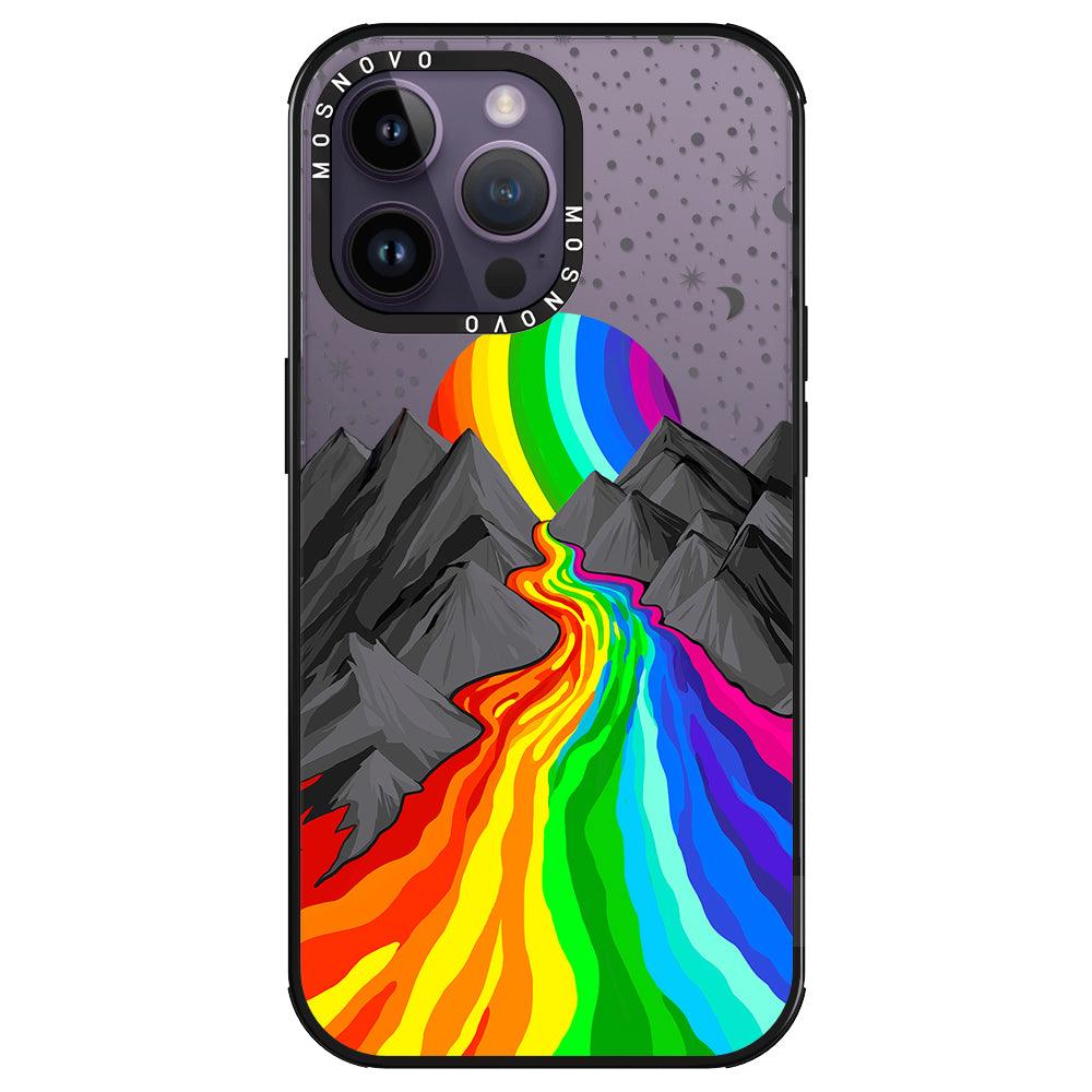 Rainbow Landscape Phone Case - iPhone 14 Pro Max Case - MOSNOVO