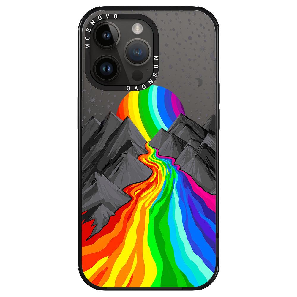 Rainbow Landscape Phone Case - iPhone 14 Pro Max Case - MOSNOVO