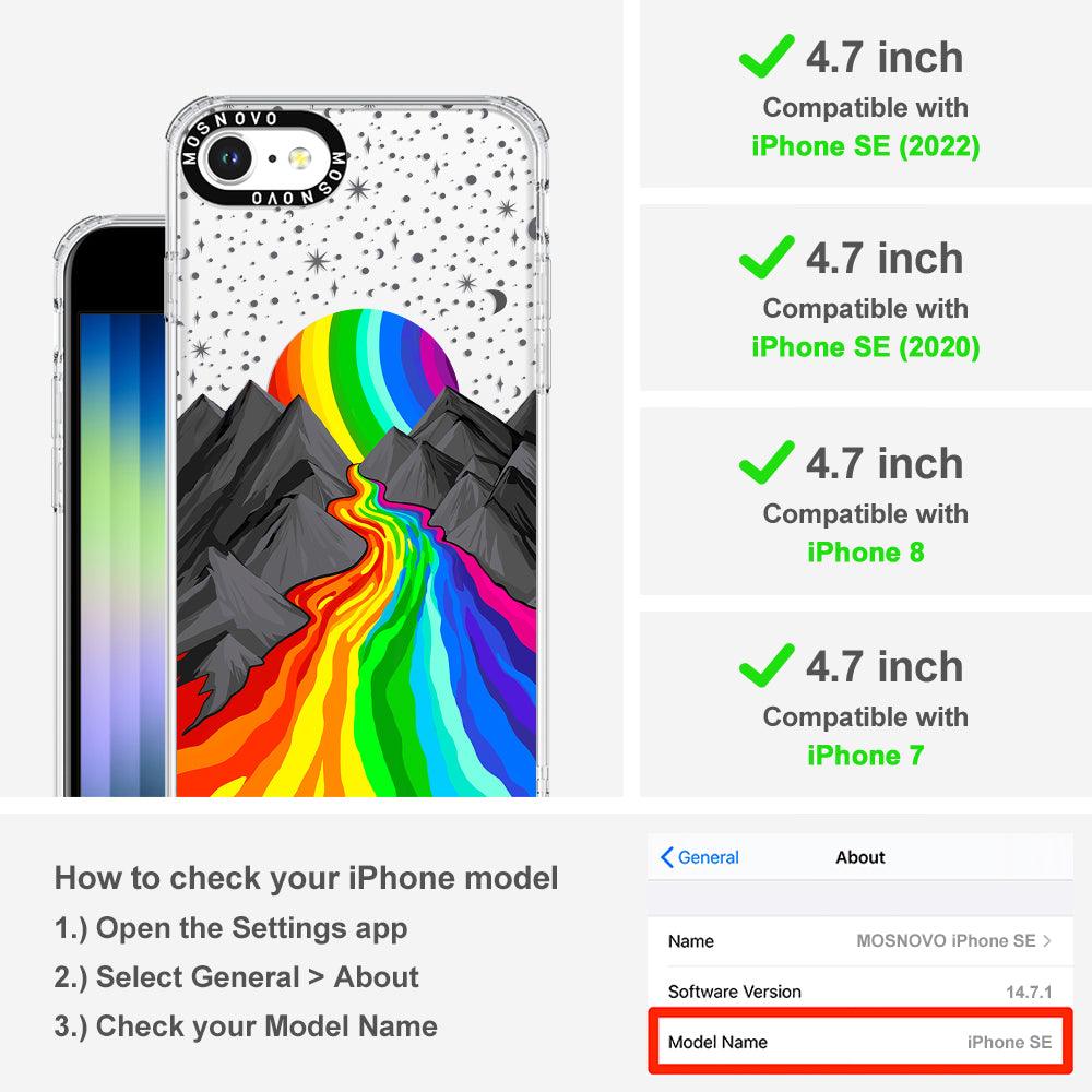 Rainbow Landscape Phone Case - iPhone 8 Case - MOSNOVO