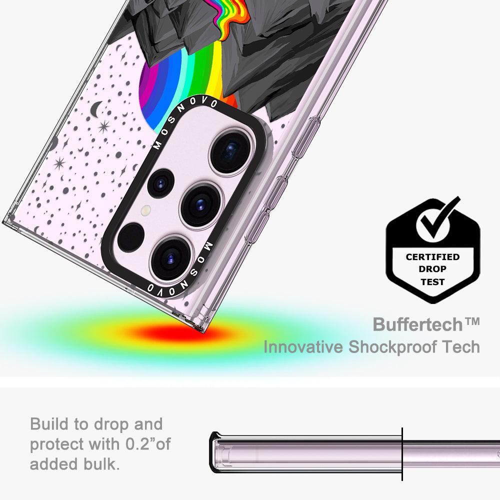 Rainbow Volcano Phone Case - Samsung Galaxy S23 Ultra Case - MOSNOVO