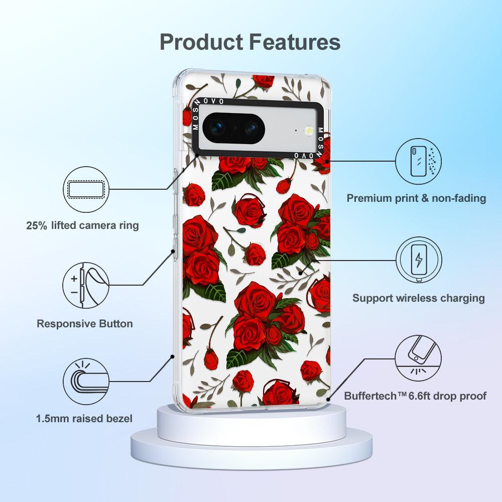 Roses Phone Case - Google Pixel 7 Case - MOSNOVO