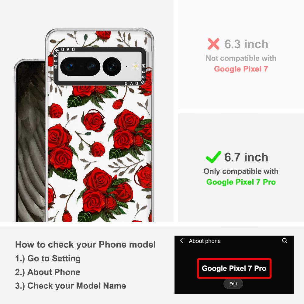 Roses Phone Case - Google Pixel 7 Pro Case - MOSNOVO