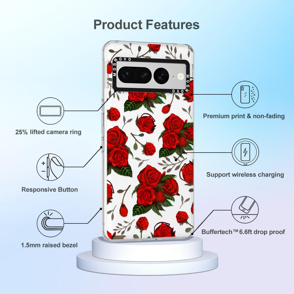 Roses Phone Case - Google Pixel 7 Pro Case - MOSNOVO