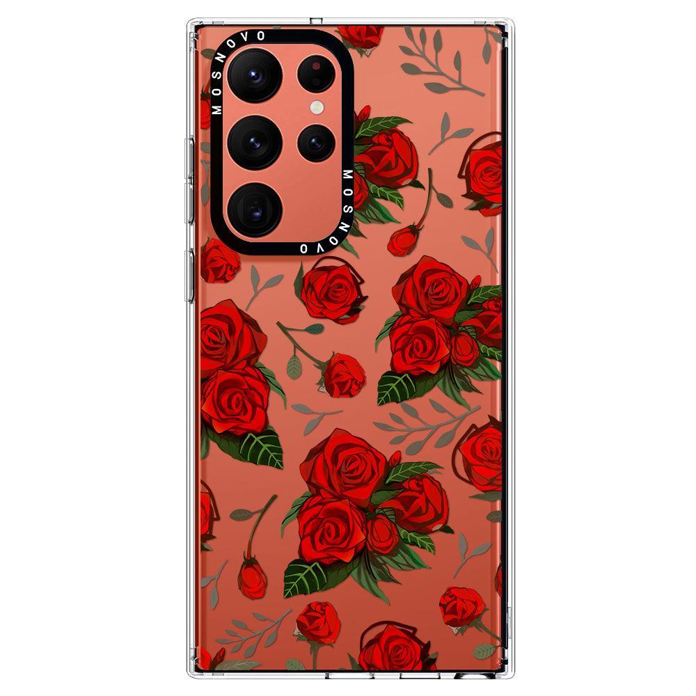 Roses Phone Case - Samsung Galaxy S22 Ultra Case - MOSNOVO