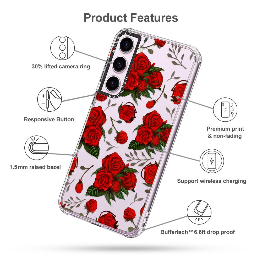 Roses Phone Case - Samsung Galaxy S23 Case - MOSNOVO