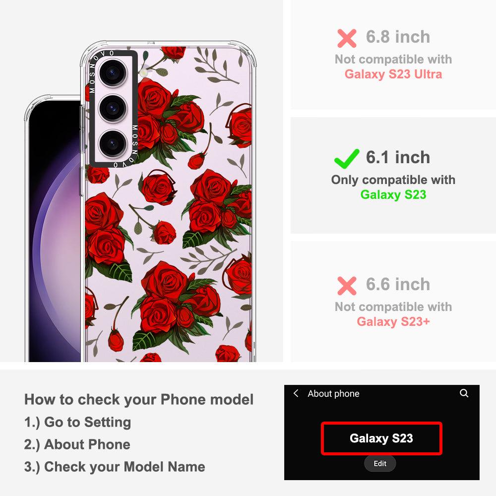 Roses Phone Case - Samsung Galaxy S23 Case - MOSNOVO