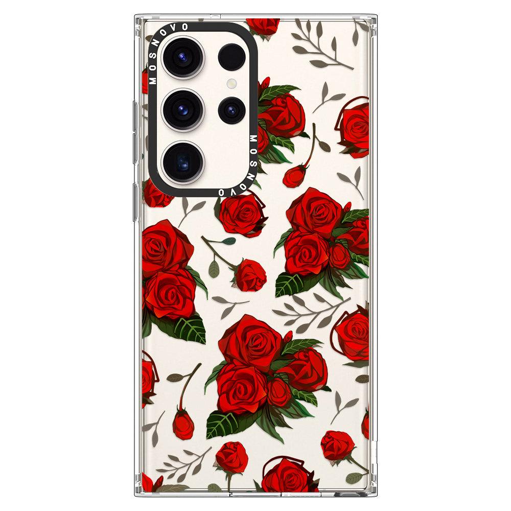 Roses Phone Case - Samsung Galaxy S23 Ultra Case - MOSNOVO