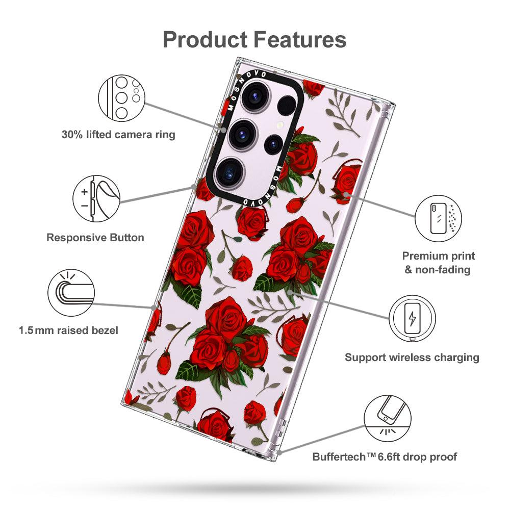 Roses Phone Case - Samsung Galaxy S23 Ultra Case - MOSNOVO