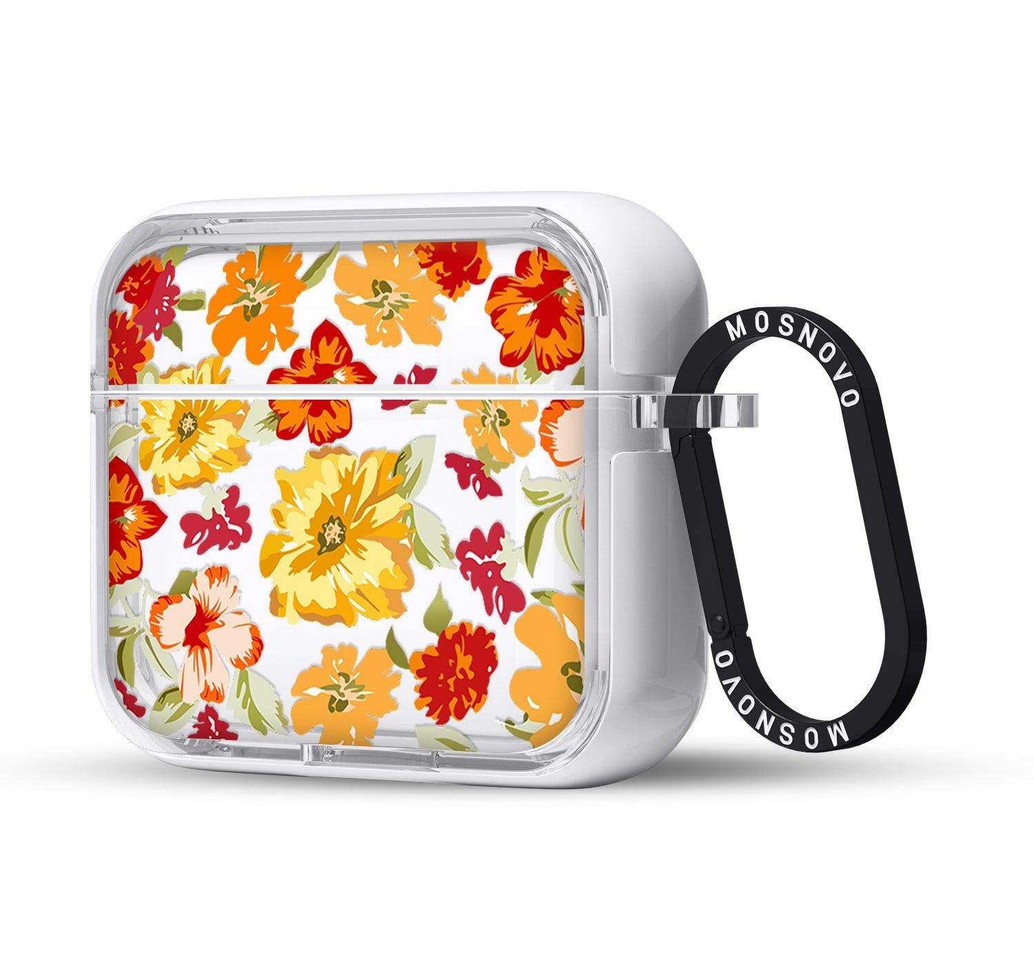 Saffron Yellow Flower Floral AirPods 3 Case (3rd Generation) - MOSNOVO