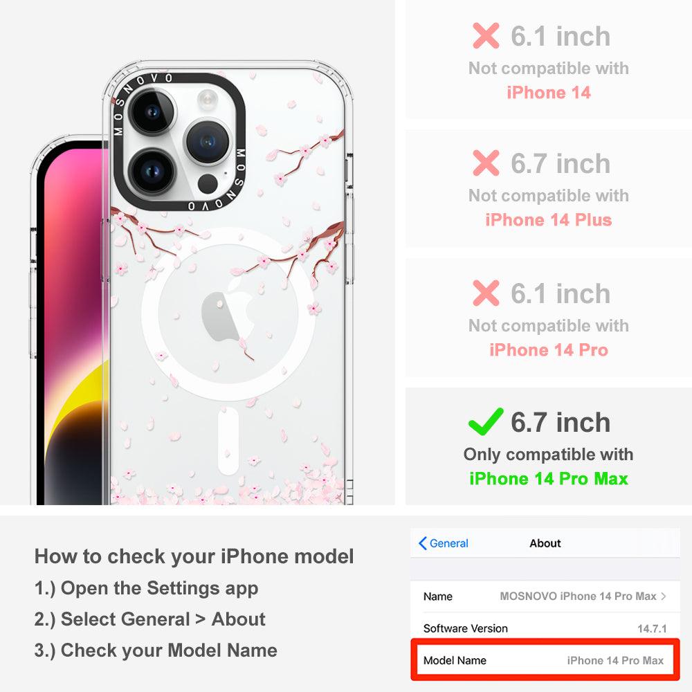 Sakura Phone Case - iPhone 14 Pro Max Case - MOSNOVO