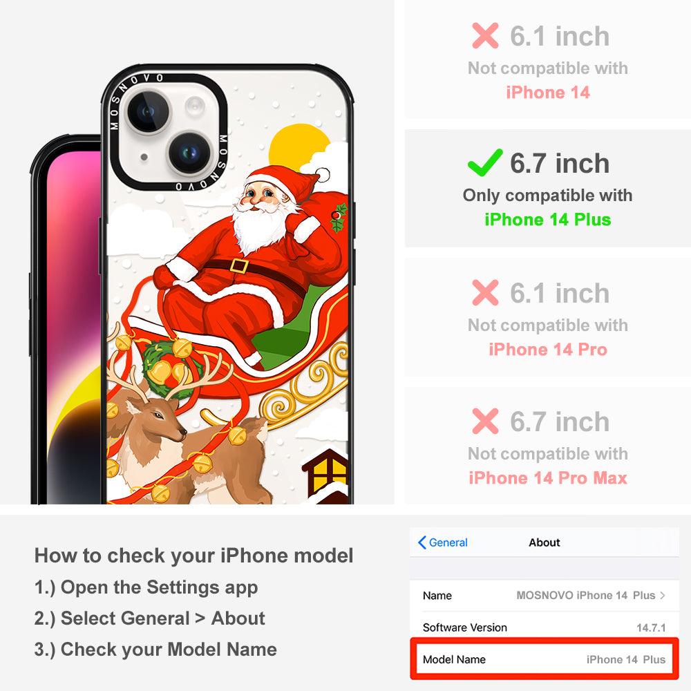 Santa Claus Phone Case - iPhone 14 Plus Case - MOSNOVO