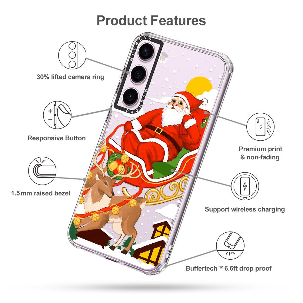 Santa Claus Phone Case - Samsung Galaxy S23 Case - MOSNOVO