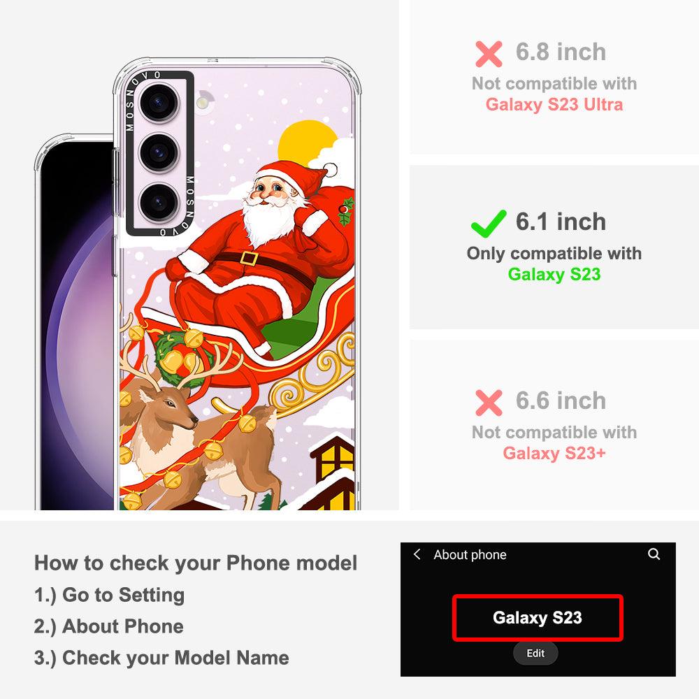 Santa Claus Phone Case - Samsung Galaxy S23 Case - MOSNOVO