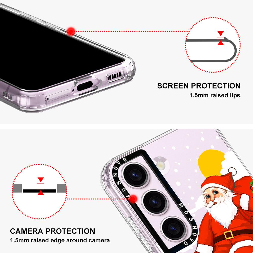 Santa Claus Phone Case - Samsung Galaxy S23 Case - MOSNOVO