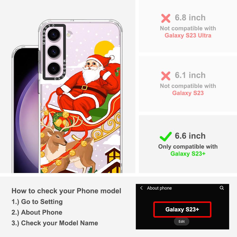 Santa Claus Phone Case - Samsung Galaxy S23 Plus Case - MOSNOVO