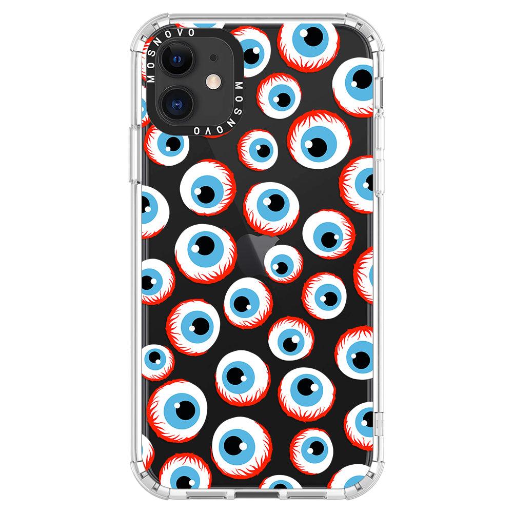 Scary Eyeball Phone Case - iPhone 11 Case - MOSNOVO