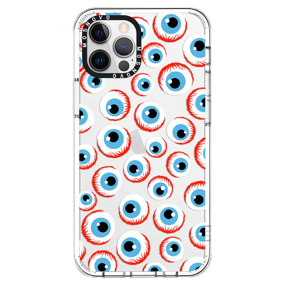 Scary Eyeball Phone Case - iPhone 12 Pro Case - MOSNOVO