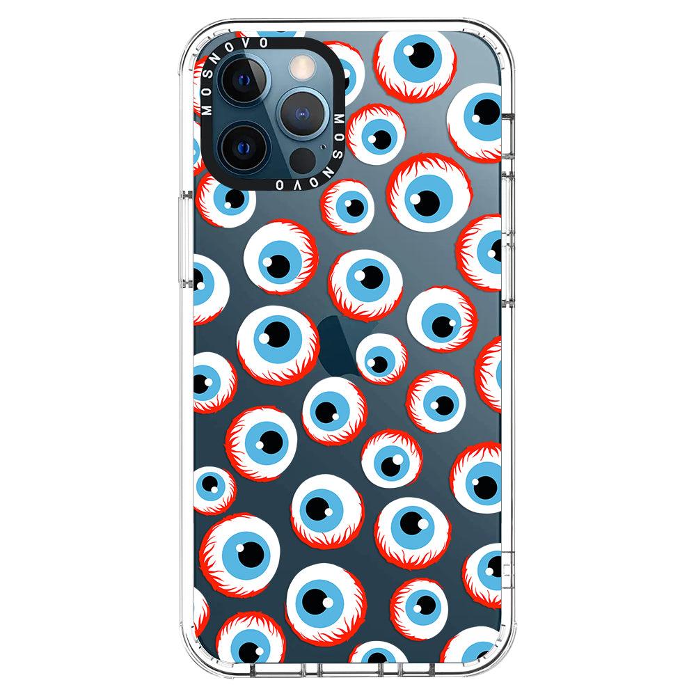 Scary Eyeball Phone Case - iPhone 12 Pro Case - MOSNOVO