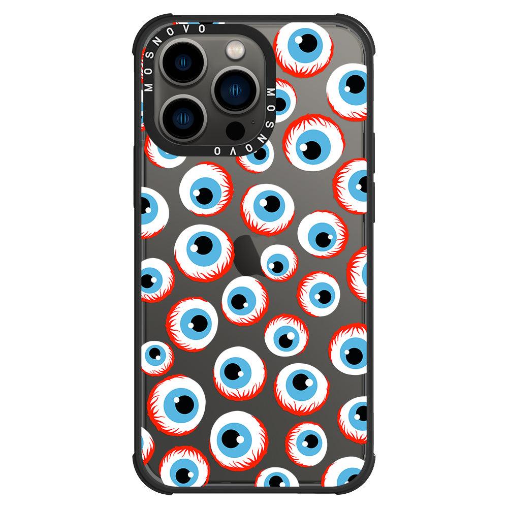 Scary Eyeball Phone Case - iPhone 13 Pro Case - MOSNOVO