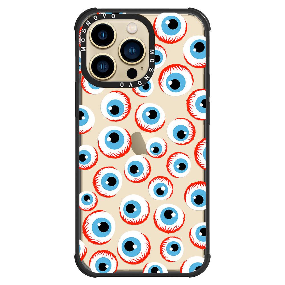 Scary Eyeball Phone Case - iPhone 13 Pro Case - MOSNOVO